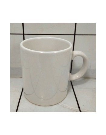 TAZA CERAMICA BLANCA LISA