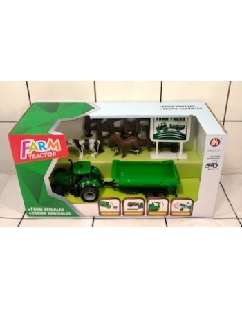 TRACTOR CON CARRO Y...