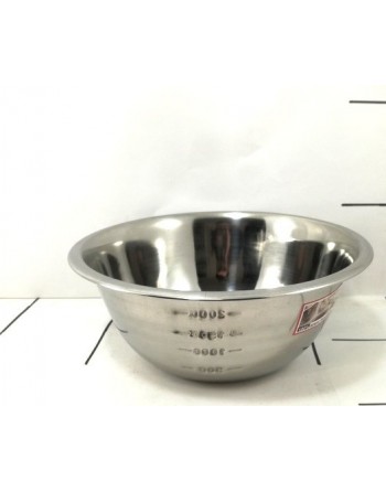 BOWL ACERO INOX. 24cm 2000cm