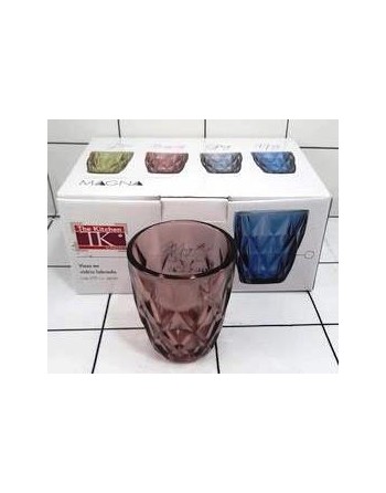 SET x6 VASOS MAGNA VIDRIO...