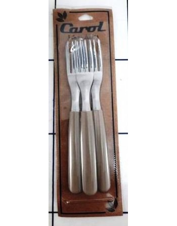 TENEDOR PLASTICO CAROL x3...