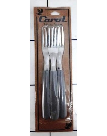 TENEDOR PLASTICO CAROL x3...