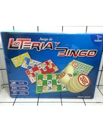 LOTERIA BINGO FICHAS MADERA...