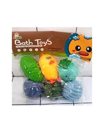 SET DE DUCHA ANIMALITOS x6...