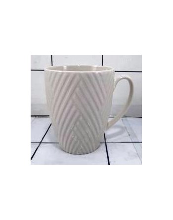 TAZA MUG TRAMADO BLANCO 400ml