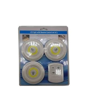 SET x3 LUCES LED C  CONTROL...