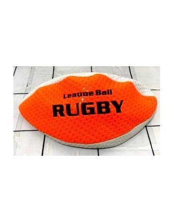 PELOTA DE RUGBY   DOS COLORES