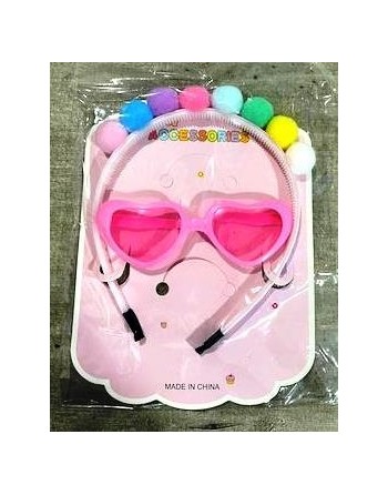SET VINCHA POMPON CON...