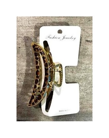 BROCHE ANIMAL PRINT 9cm