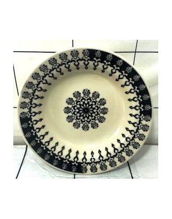 PLATO HONDO 21cm CERAMICA FOLK