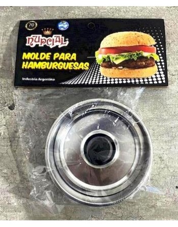 MOLDE HAMBURGUESA HOJALATA...