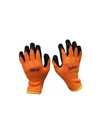GUANTE NITRILO NARANJA    300