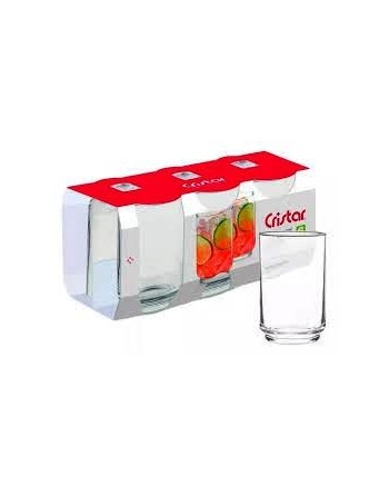 VASO ALTO 348ml ALEGRO x6...