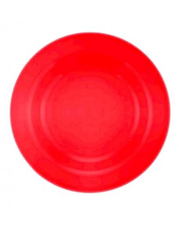 PLATO HONDO DONNA ROJO 22cm...