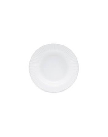 PLATO HONDO 22cm CANELE BLANCO