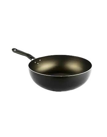 WOK ANTIADH. 28cm LINEA BRONZE