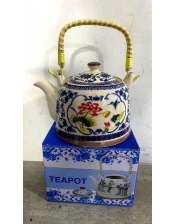 TETERA GRANDE C  PEONIAS AZUL