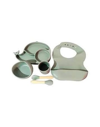 SET SILICONA BALLENA x8...