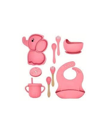 SET SILICONA ELEFANTE x8...