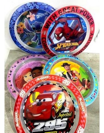 PLATO PLAYO 24cm PERSONAJES