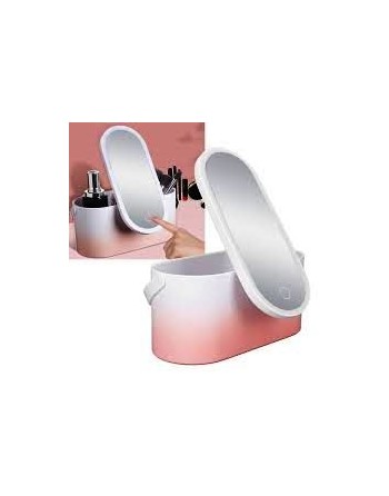 PORTA COSMETICOS C ESPEJO LED