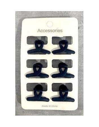 BROCHE PLASTICO MINI x6...