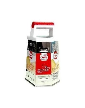 RALLADOR 6 LADOS ACERO INOX...