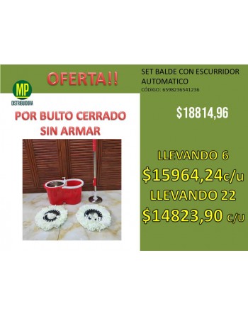 OFERTA -SET BALDE ESCURRIDOR -