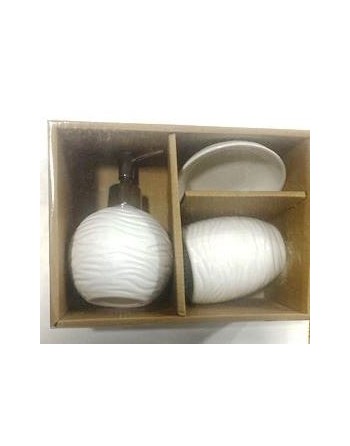 SET DE BAÑO CERAMICA x3...