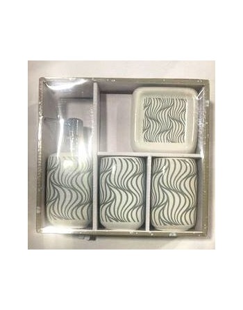 SET DE BAÑO CERAMICA x4...