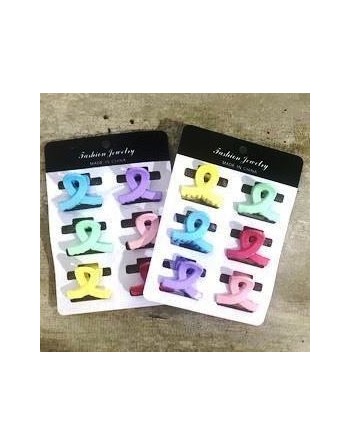 BROCHE PLASTICO x6   MOÑOS...