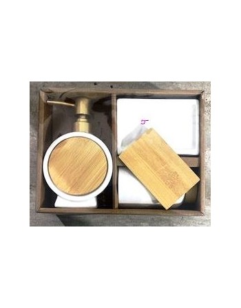 SET DE BAÑO CERAMICA x3...
