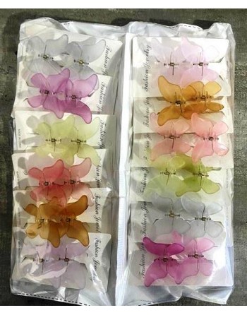 SET BROCHES x2 MARIPOSAS   x12