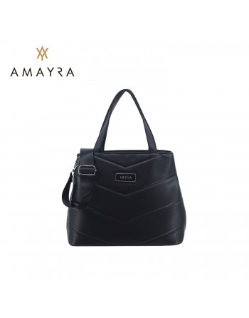CARTERA AMAYRA CUERO NEGRA...