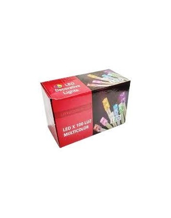 LUZ SOLAR 100 LED    CARGA...