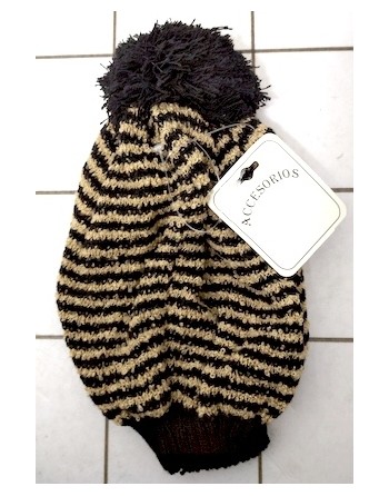 GORRO SKY RAYADO CON BUCLE...