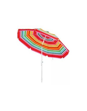 SOMBRILLA PLAYERA 2.2mts RAYAS