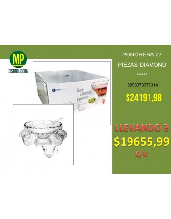 - OFERTA PONCHERA  27 PIEZAS -
