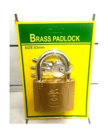 CANDADO BRASS 63mm