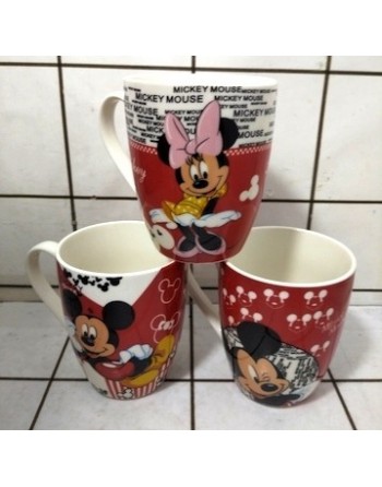 TAZA CERAMICA MICKEY Y MINNIE