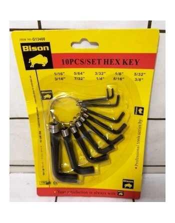 LLAVE ALLEN x10 EN LLAVERO...