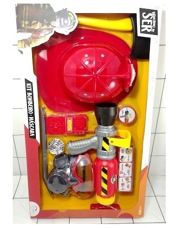 KIT BOMBERO CON MASCARA