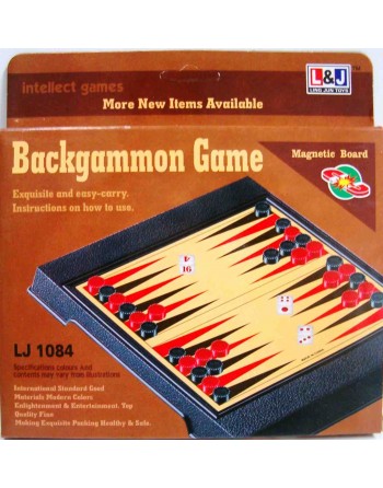 JUEGO DE BACKGAMON CON IMÁN...